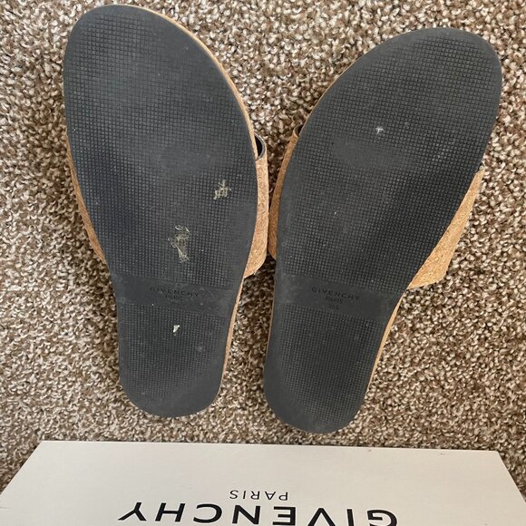 Authentic Tan Givenchy Slides - Size 38.5 - Picture 2 of 5